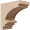 Ekena Millwork 4"W x 8"D x 8"H Classic Diane Rough Cedar Woodgrain TimberThane Corbel, Primed Tan CORUR04X08X08DIARCPR - alternate 1